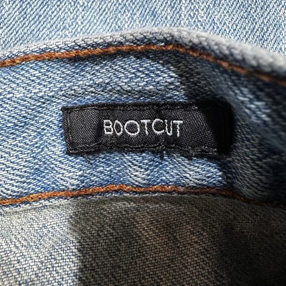 Calvin Klein Bootcut Jeans Womens Size 8 Light Wash Blue Denim Y2K Preppy Casual - Picture 8 of 9